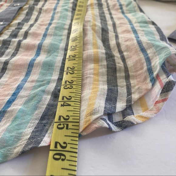 Splendid / Gray Malin striped Linen button down shirt - Picture 15 of 15